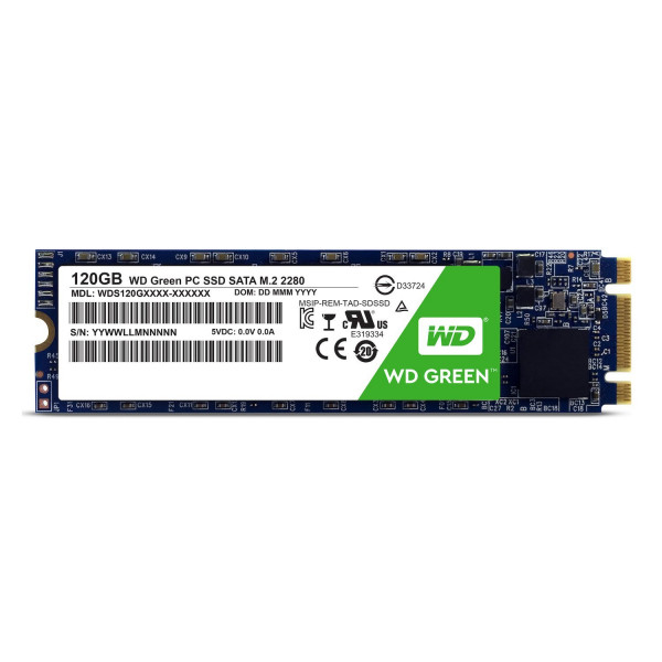  SSD Western Digital M.2 2280 Green (WDS120G1G0B)