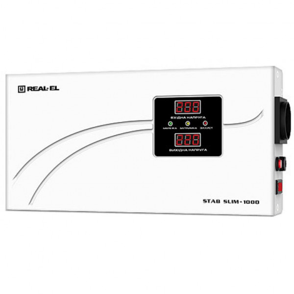  Real-El Stab SLIM-1000 White (EL122400007)