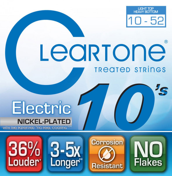    Cleartone 9420 Electric Nickel-Plated Heavy Bottom 10-52