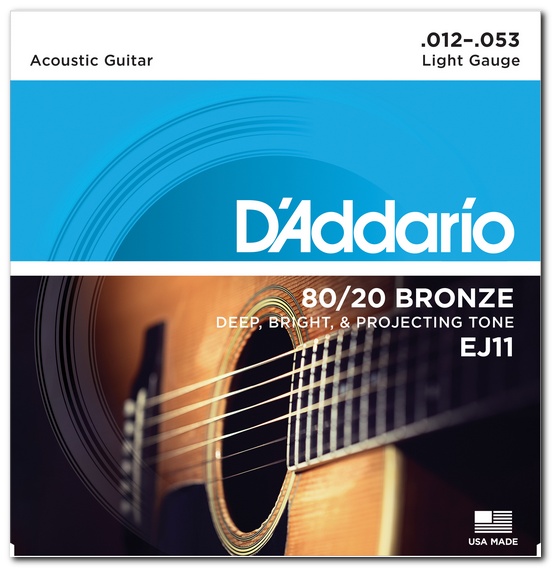    D'Addario EJ11 80/20 Bronze Light 12-53