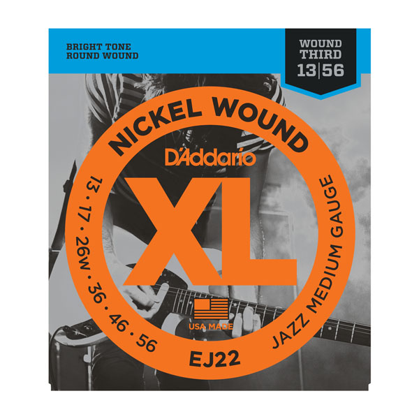    D'Addario EJ22 XL Jazz Medium 13-56