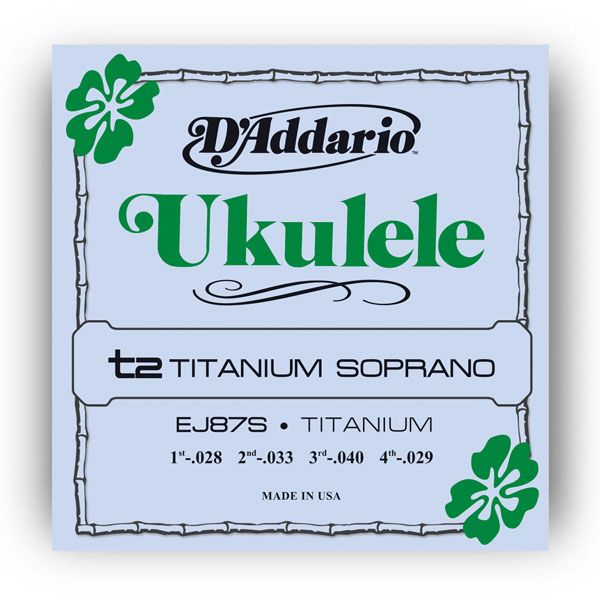    D'Addario EJ87S Titanium Ukulele Soprano