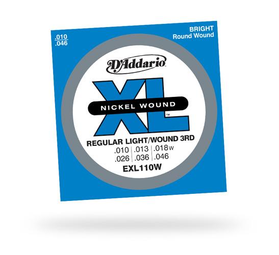    D'Addario EXL110W Regular Light Wound 3RD (10-46)