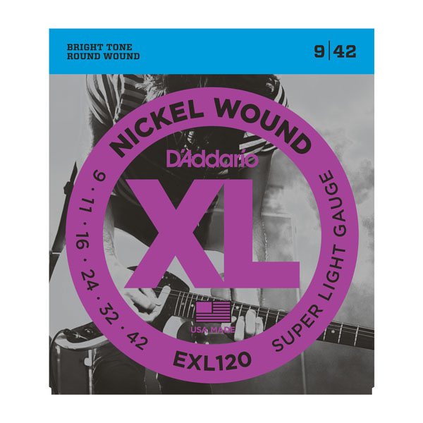    D'Addario EXL120 XL Super Light (09-42)