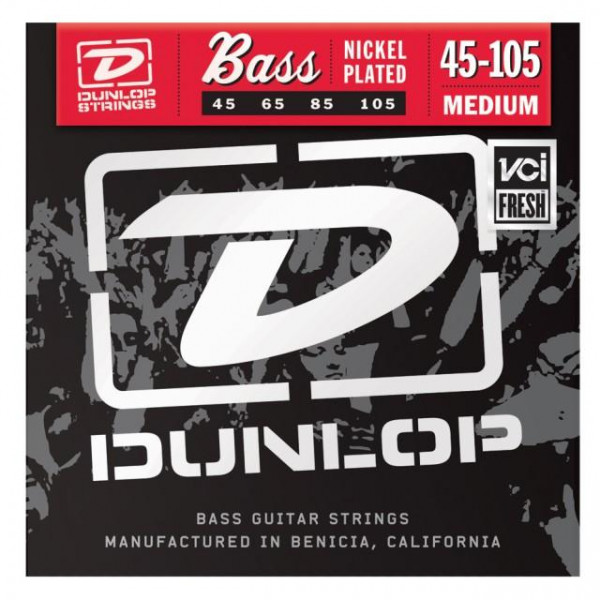    Dunlop DBN45105 Nickel Plated Steel Medium (45-105)