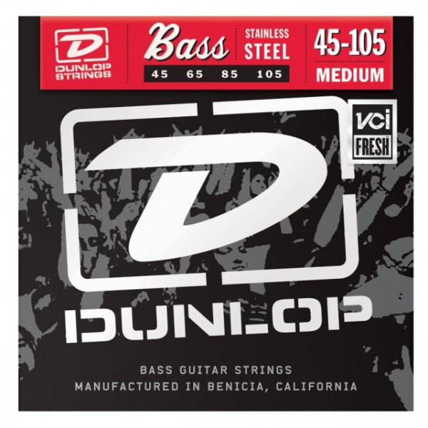    Dunlop DBS45105 Stainless Steel Medium (45-105)