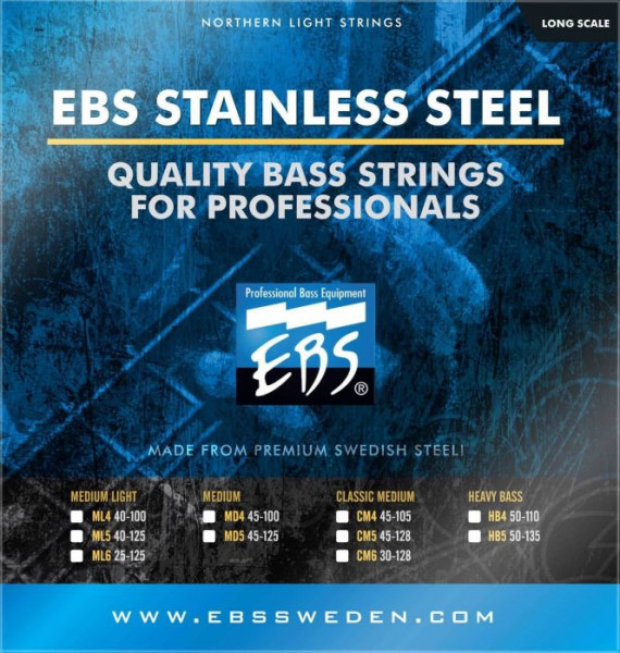   - EBS SS-CM 4-strings (45-105) Stainless Steel