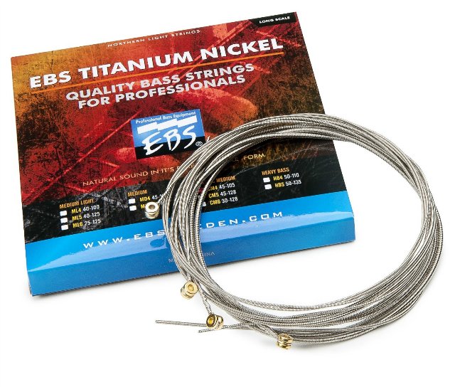   - EBS TN-MD 5-strings (45-125) Titanium Nickel