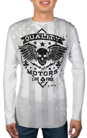   License Faded Glory S (46UA) White