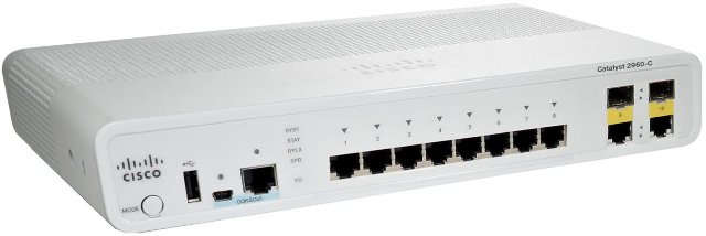  Cisco Catalyst 2960C Switch 8 (WS-C2960C-8TC-L)