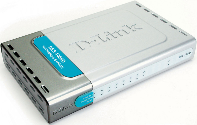  D-Link DES-1008D 8-port 10 / 100Mbps