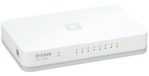  D-Link DGS-1008 8port Gigabit Plastic case