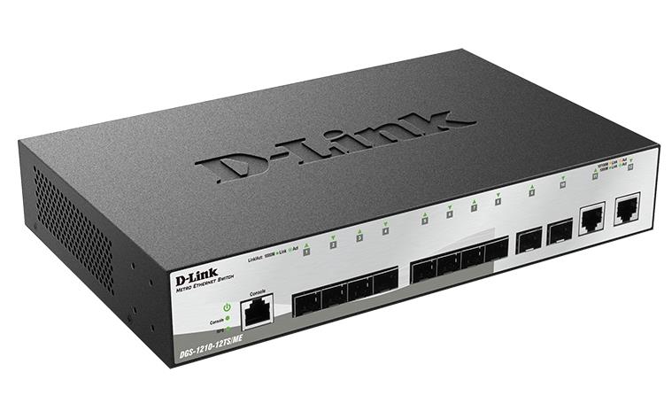  D-Link DGS-1210-12TS/ME 10xSFP+(10G), 2x1GE