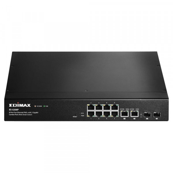  Edimax 8PORT 1000M POE+/2COMBO ES-5208P