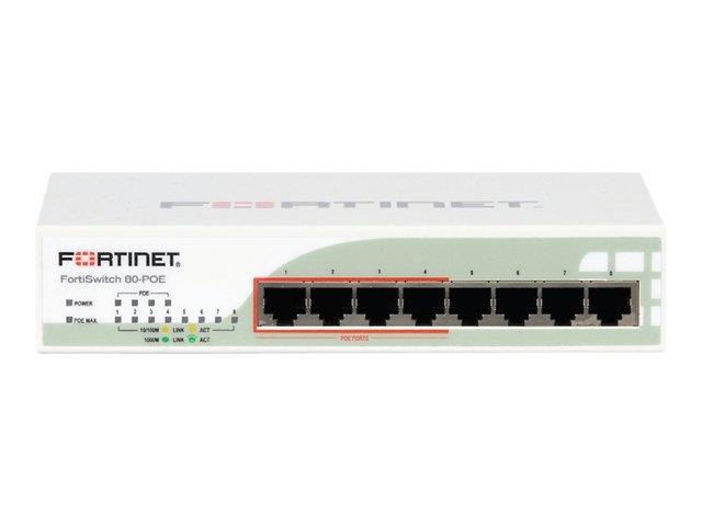  Fortinet FS-80-POE 8xGE RJ45