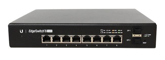  Ubiquiti 8PORT 1000M 2SFP/POE ES-8-150W