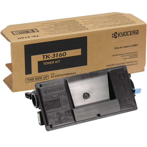 - Kyocera TK-3160 12.5K Black (1T02T90NL1)