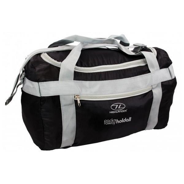   Highlander Pack Away Holdall 30 Black (924218)