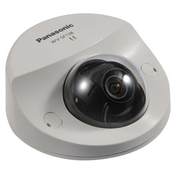  Panasonic Full-HD Fixed Dome network wide coverage Horizontal camera 1920x1080 PoE (WV-SF138)