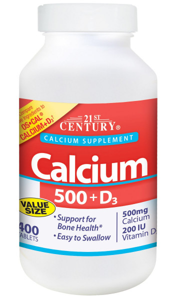 ³ 21st Century Calcium 500 + D3 400 