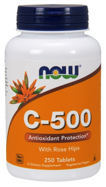  NOW Vitamin C-500 Tablets 250  (4384301150)