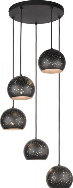   TK Lighting Brillo Black 2307