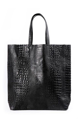   POOLPARTY City (leather-city-croco-black)