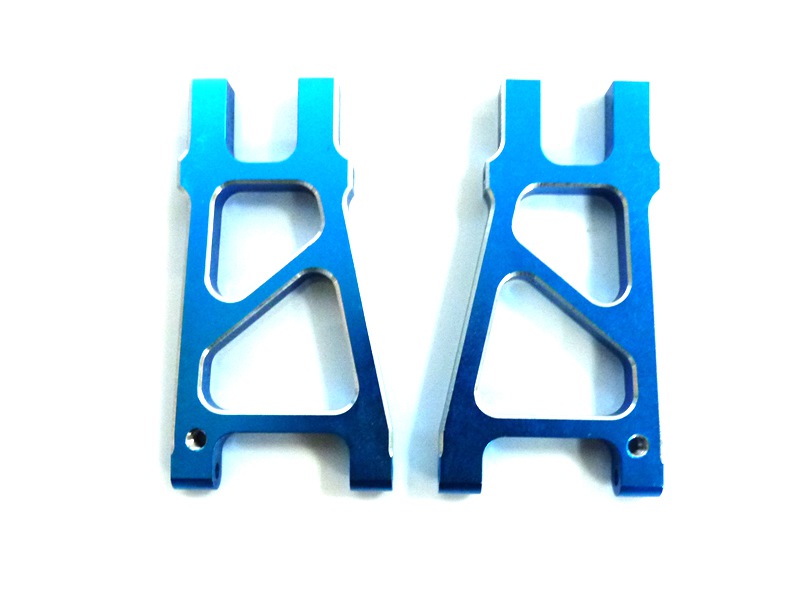  Blue Alum Rear Lower Arm 2P Himoto (08039)