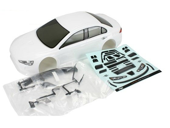  Team Magic E4D EVX Pre-painted Body Shell White (TM503366WA)