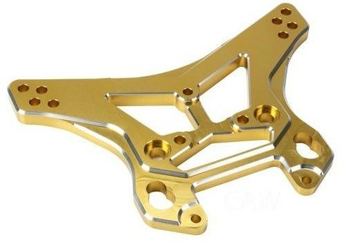  Team Magic 6.3mm CNC Machined Alum. Shock Tower F/R Gold (TM505221GD)