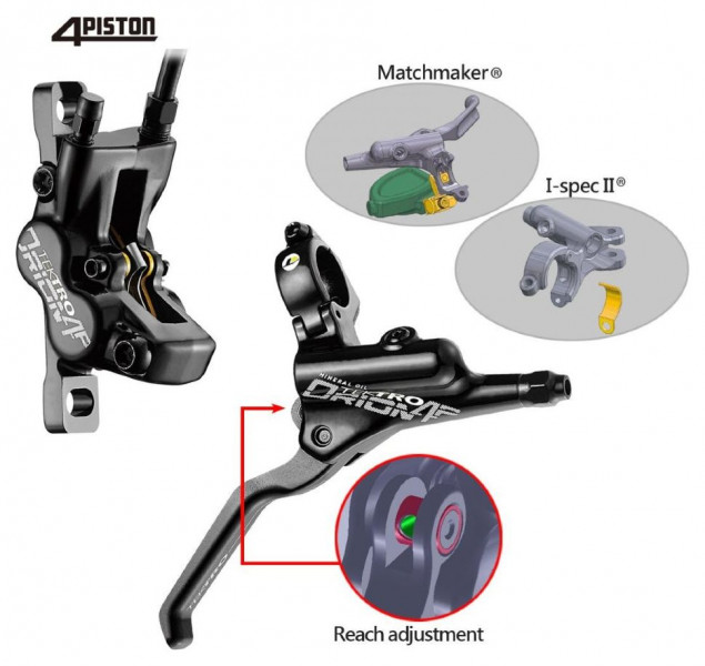    Tektro HD-M745-R Orion 4P