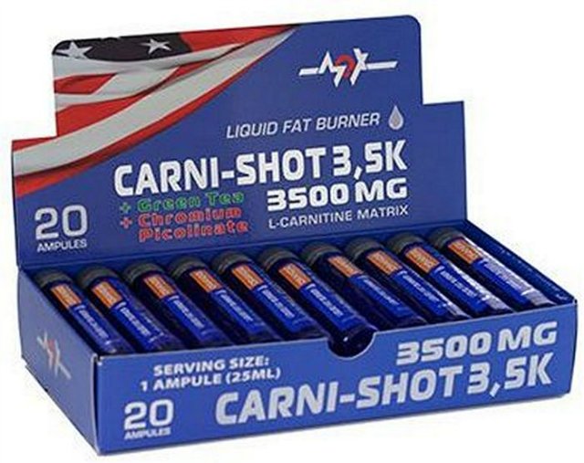   Mex Nutrition Carni Shot ( 3500m  ) 20x25 