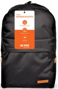    Acme 16B56 Casual Notebook Backpack Black 3