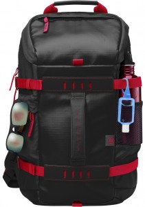    HP 15.6 Odyssey Backpack (X0R83AA) Black/Red