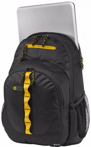    HP Sport Backpack 15.6 Black/Yellow