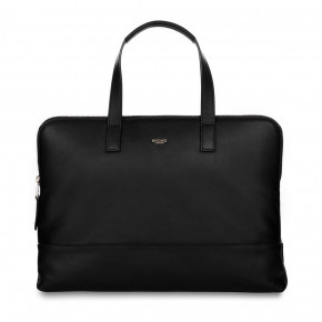    Knomo Reeves Slim Briefcase 14 Black (KN-120-102-BLK)