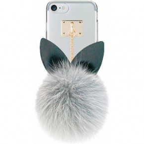 - Ddpop Leather Rabbit Case iPhone 7 Grey