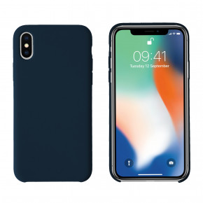 - G-Case Silicone for iPhone X Blue