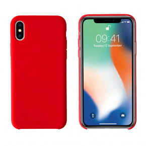 - G-Case Silicone for iPhone X Red