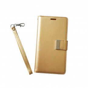   a Goospery Rich Diary Wallet Case Meizu M6 Gold