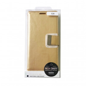    Goospery Rich Diary Wallet Case Meizu U20 Gold 5