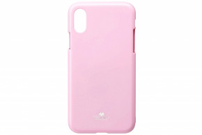  Goospery iPhone X/XS Jelly Case Pink (88061643929660