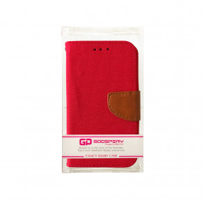  Goospery Canvas Diary 4.5 Red/Camel    6