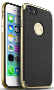  Ipaky TPU+PC iPhone 7 Black/Gold