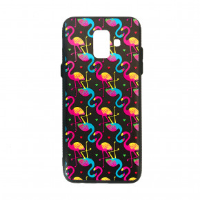    Pic for Samsung A6 2018 Blue flamingo   