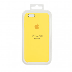    Silicone Case Original for iPhone 6S Yellow 3