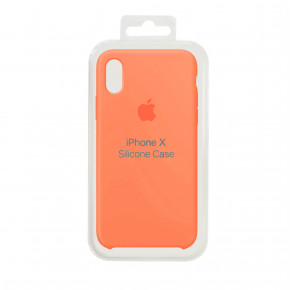    Silicone Case Original for iPhone X Peach 3