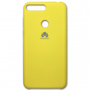  Silicone Cover Huawei Y6 Prime 2018 Yellow   