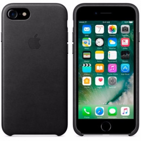  Apple Leather Case iPhone 7 Black 4