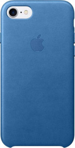 - Apple Leather Case iPhone 7 Blue